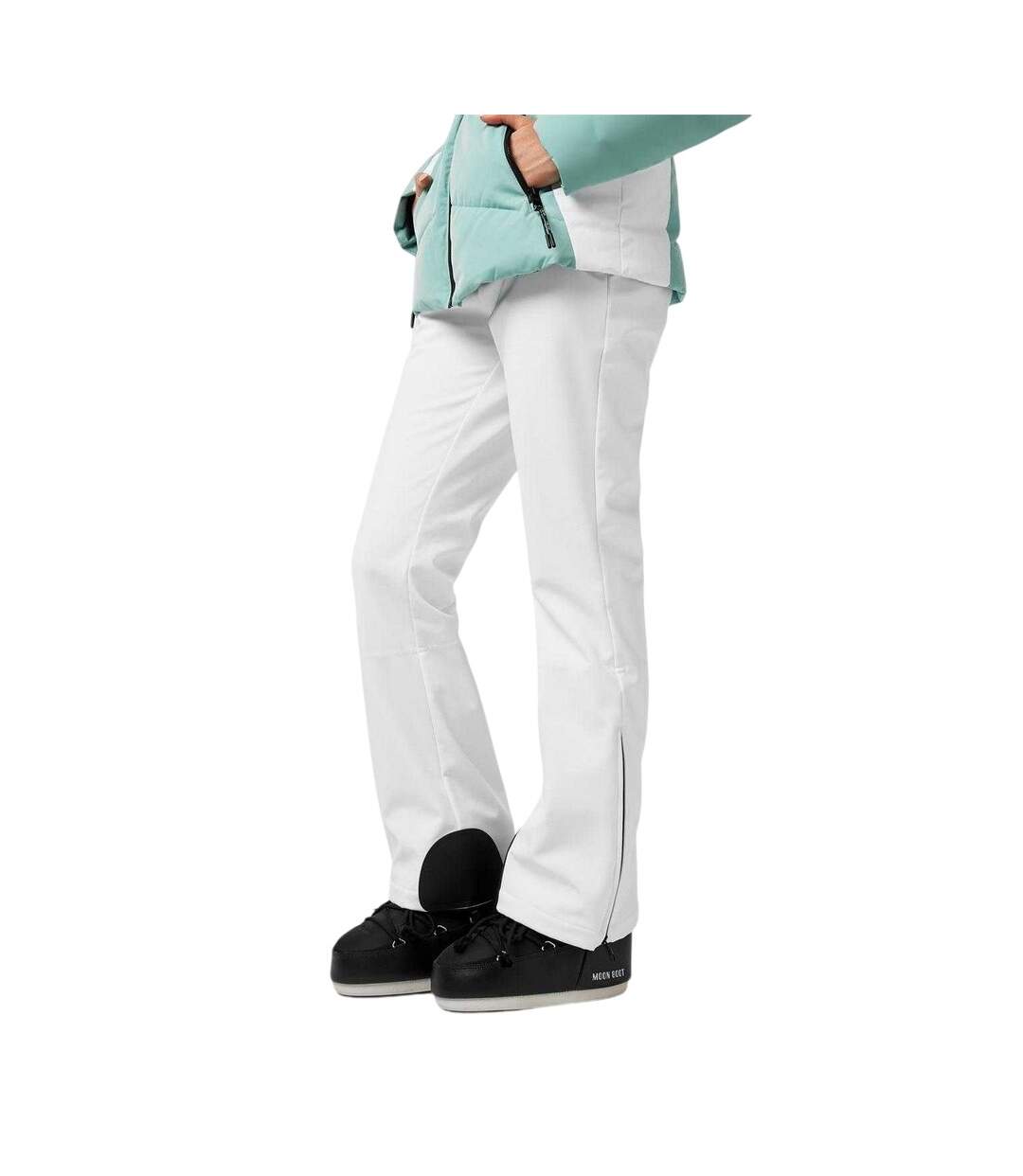 Womens/ladies Waterproof Flared Ski Trousers White Jack Wills-2