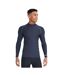 Rhino Mens Thermal Underwear Long Sleeve Base Layer Vest Top (Navy Heather) - UTRW1276-2