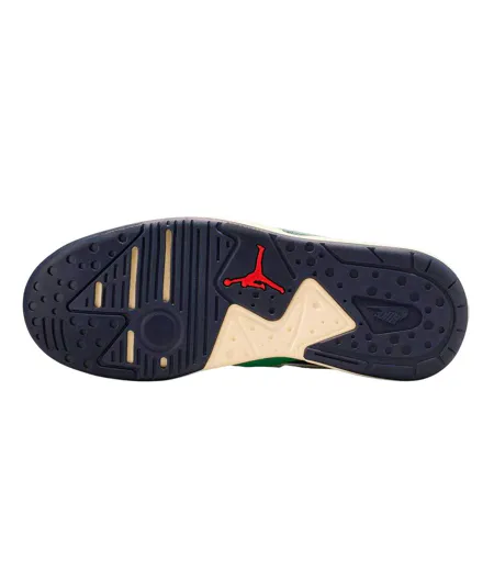 Mens Cmft Era Leather Basketball Shoes Navy Green Air