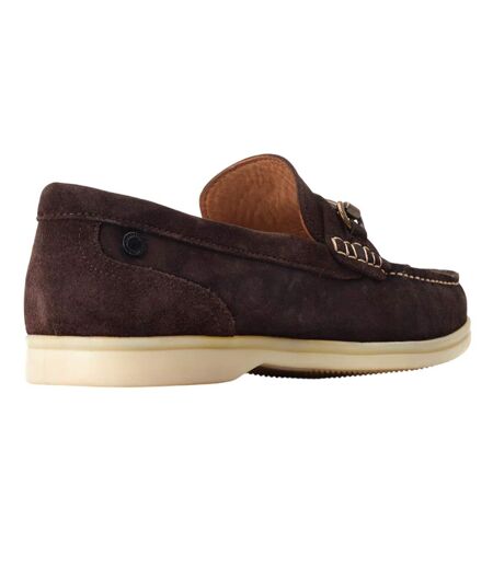 Mocassins Homme Marron Foncé Base London