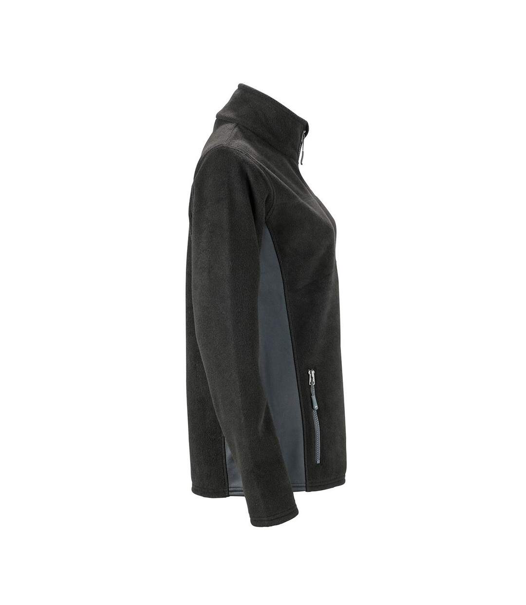 Veste Polaire Strong Femme Noir Carbone James And Nicholson-4