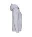 Sweat À Capuche Premium Sweat Femme Gris Chiné Fruit Of The Loom-3