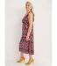 Robe longue cache-coeur sans manches-3