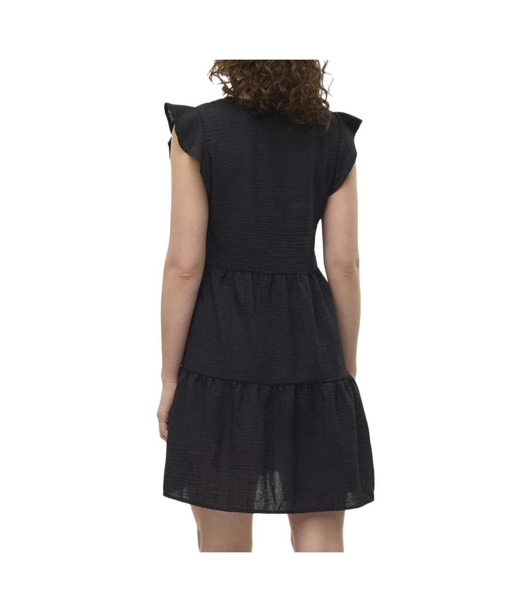 Robe noir femme vero moda kita-2