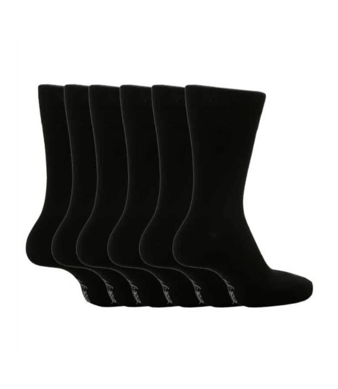 6 Pack Mens Non Elastic Patterned Bigfoot Cotton Socks-1