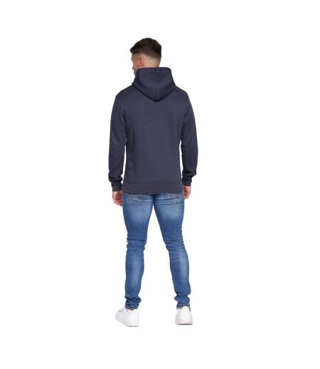 Mens hillman hoodie navy Duck and Cover