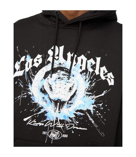Mens Snakered Hoodie Black Kings Will Dream