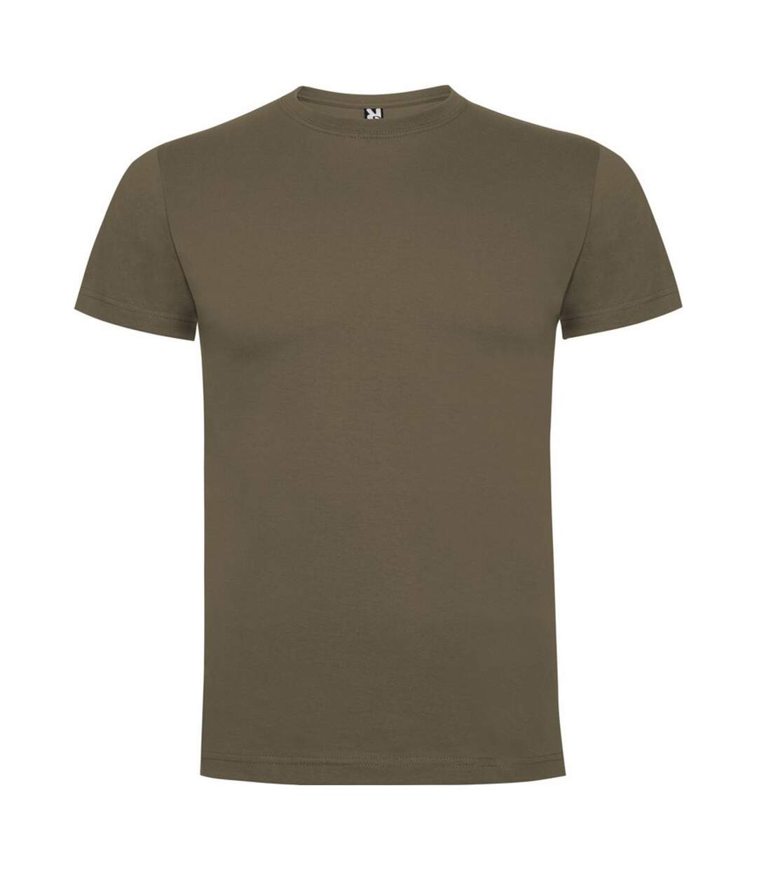 Mens dogo premium t-shirt walnut Roly