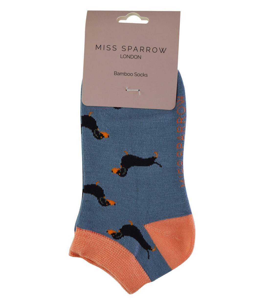 Miss Sparrow - Femme Chaussettes Courtes | Chaussettes Basses Fantaisie Animaux-2