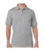 Mens dryblend polo shirt sports grey Gildan