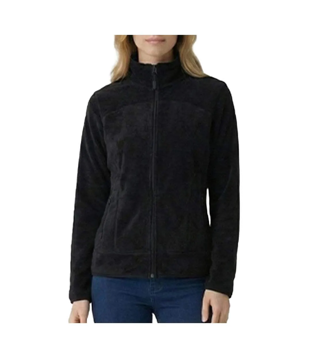 Veste polaire noire femme compagnie des ameriques carla-1