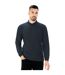 Casual classic mens long sleeve polo dark heather Absolute Apparel