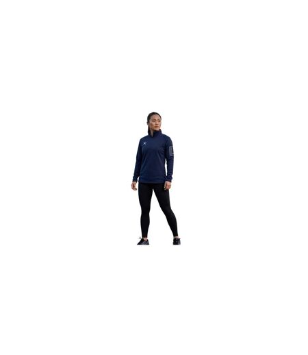 Sweat Manches Longues Raglan Femme Bleu Marine Foncé Gilbert