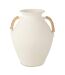 Vase Design Léo 43cm Blanc & Naturel-1