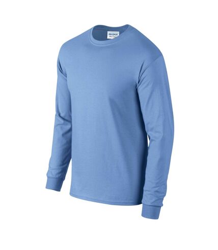 Gildan Unisex Adult Ultra Plain Cotton Long-Sleeved T-Shirt (Carolina Blue) - UTPC6430