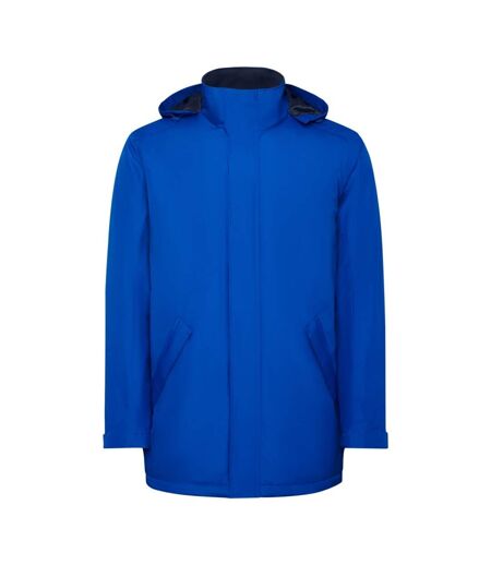 Mens america padded parka royal blue Roly
