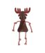 Benji & Flo Rudolph Eco Friendly Rope Dog Toy (Brown/Red) (One Size) - UTBZ4787