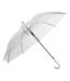 Bullet 23in Kate Transparent Automatic Umbrella (Pack of 2) (Transparent White) (32.7 x 38.6 inches)
