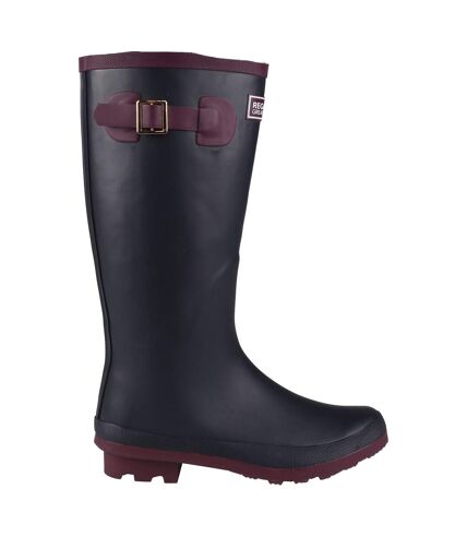 Bottes de pluie fairweather femme anthracite/violet foncé Regatta