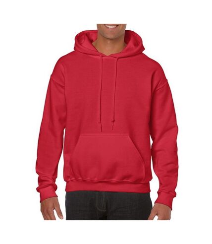 Gildan Heavy Blend Adult Unisex Hooded Sweatshirt/Hoodie (Red)