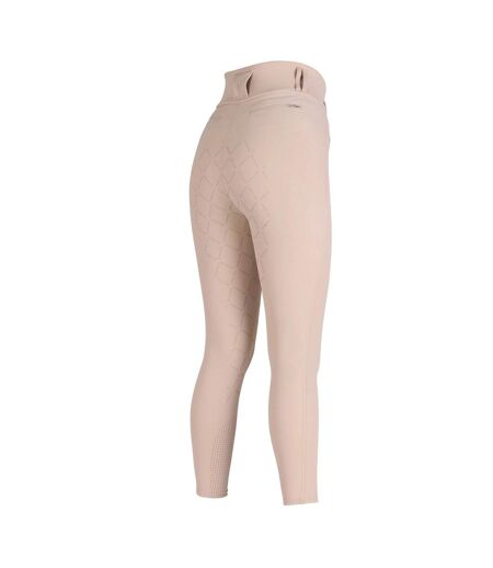 Womens/ladies Optima Pro Breeches Beige Aubrion