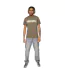 Mens Bilkie Embroidered Logo T-shirt Olive Kings Will Dream-4