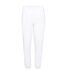 Pantalon de jogging college homme blanc Awdis-1