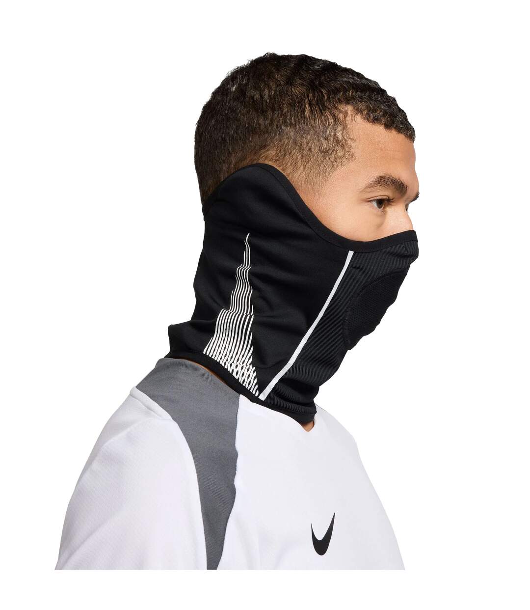 Cache-cou Academy Homme L-xl Noir Blanc Nike-3