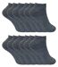 Ladies Cushioned Low Cut Ankle Thermal Trainer Socks