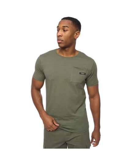 Mens utilate t-shirt thyme Crosshatch