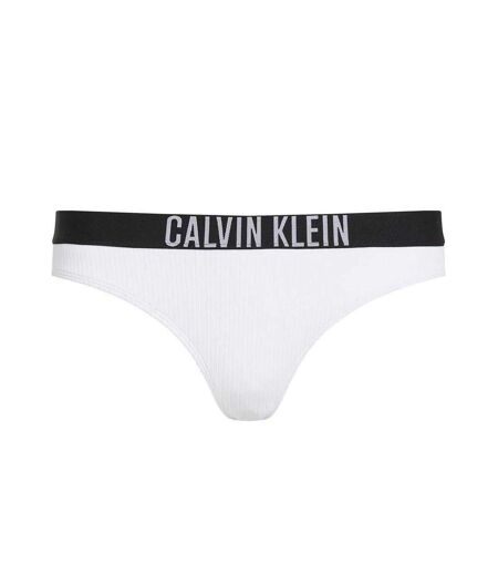 Womens/ladies Bikini Bottoms Brilliant White Calvin Klein