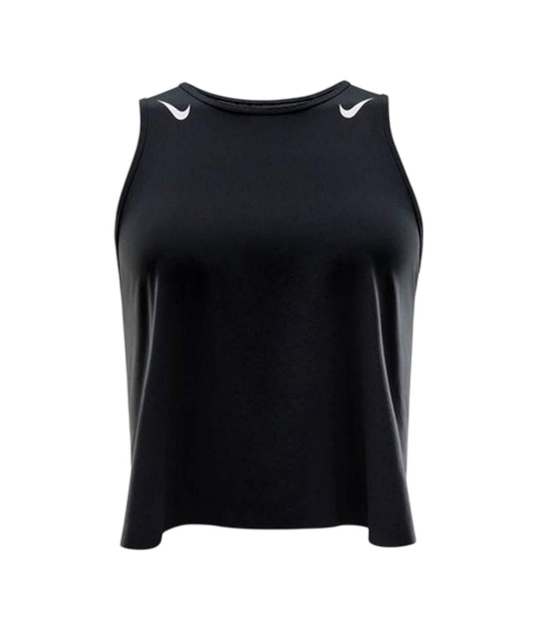 Womens/ladies Cropped Tank Top Black Nike-2