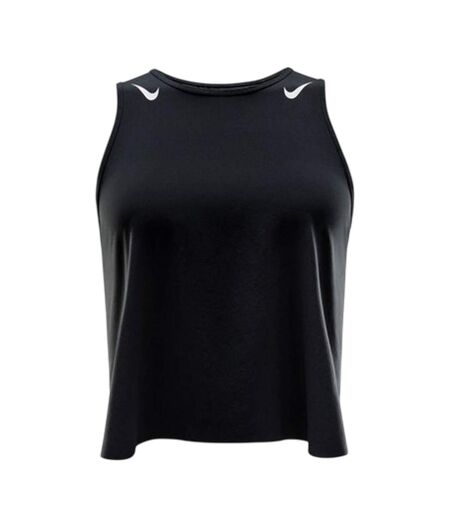 Womens/ladies Cropped Tank Top Black Nike