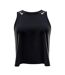 Womens/ladies Cropped Tank Top Black Nike-2