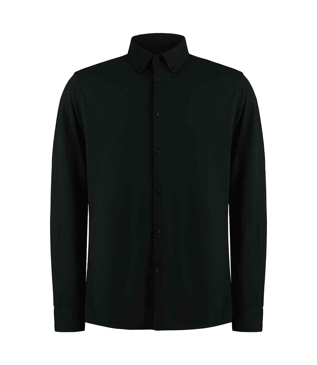 Chemise Manches Longues Homme Noir Kustom Kit-1
