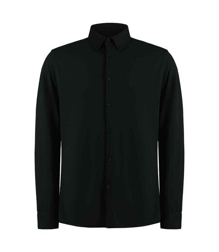 Chemise Manches Longues Homme Noir Kustom Kit