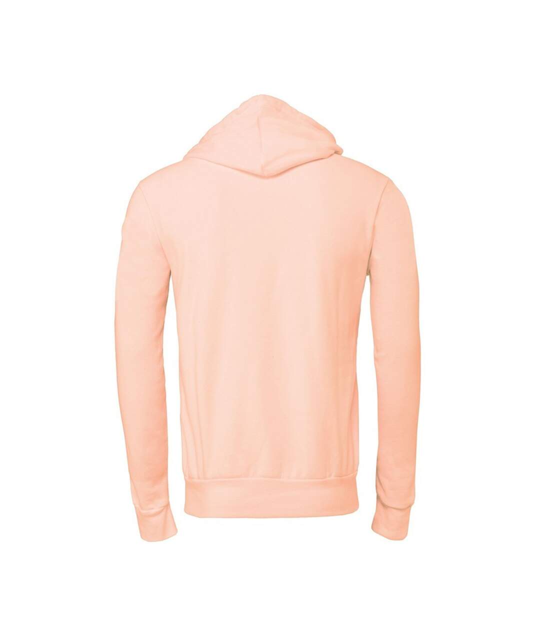 Unisex Adult Polycotton Pullover Hoodie Peach Bella + Canvas-2