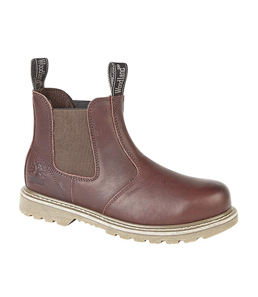 Bottines chelsea homme marron foncé Woodland-1