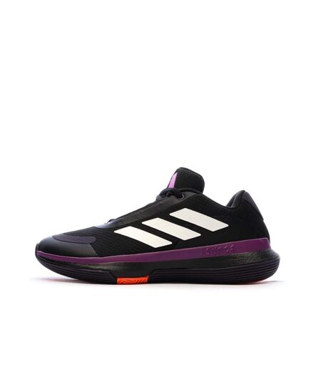 Baskets noires/violettes homme adidas bounce