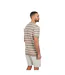 Polo Manches Courtes Homme Beige Gris Blanc Cassé Brave Soul-3