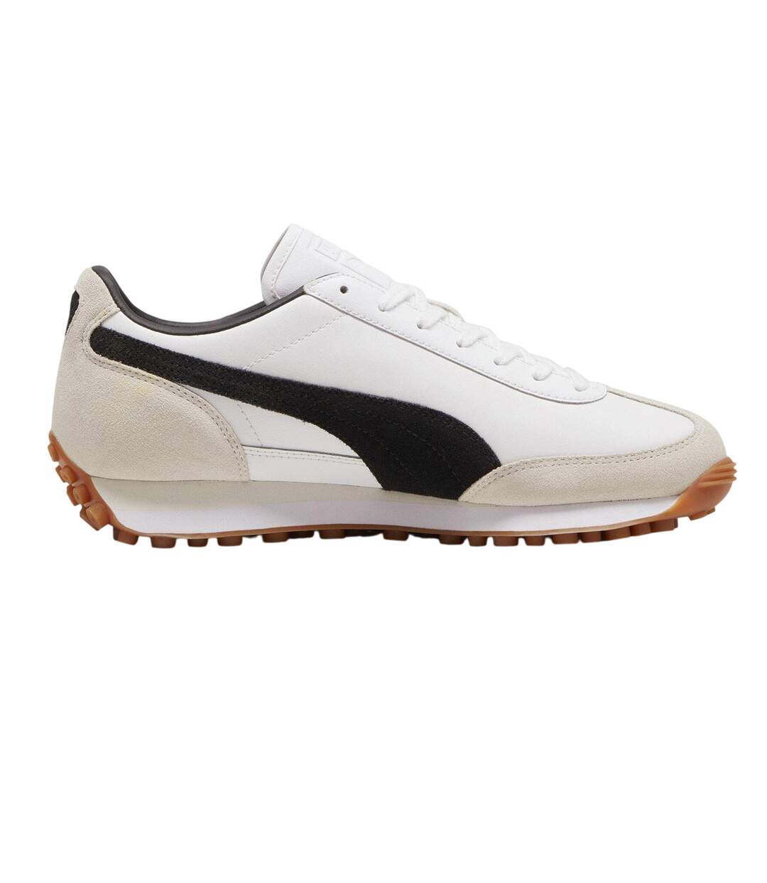 Mens Easy Rider Mix Suede Low Trainers White Puma-1