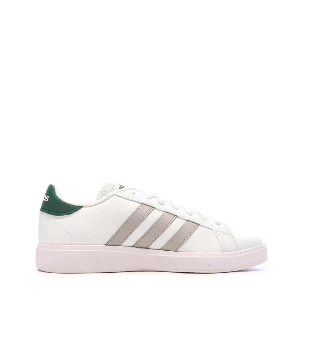 Baskets blanches homme adidas grand court base 2.0-2