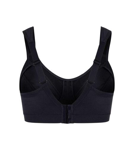 Womens/ladies D+ Max Shock Absorber Sports Bra Black Champion