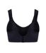 Womens/ladies D+ Max Shock Absorber Sports Bra Black Champion-3
