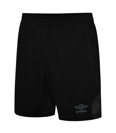 Umbro Mens Vier Shorts (Black/Carbon) - UTUO829