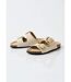 Mules ergonomiques compensées cuir à boucles-4