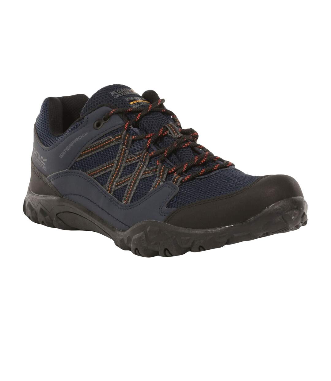 Mens Edgepoint Iii Low Rise Hiking Shoes Navy Burnt Umber Regatta-1
