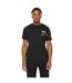 T-shirt Adamsberg Homme Noir Duck And Cover-2