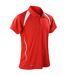 Polo team spirit homme rouge / blanc Spiro-1