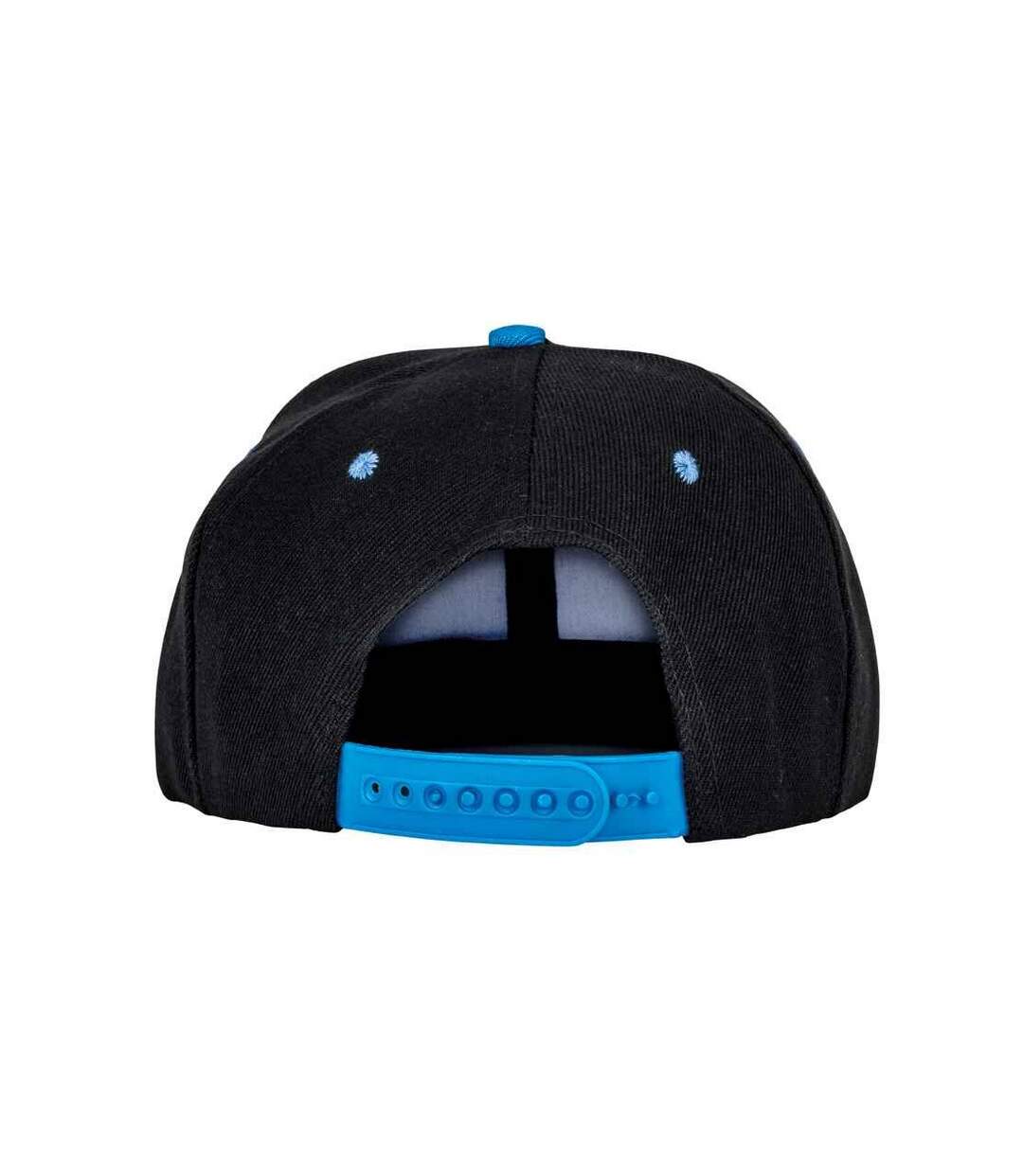 Casquette ajustable bronx adulte noir / azur Result Headwear-2